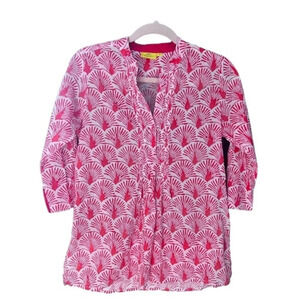 Roller Rabbit size XS tunic coral excellent condition